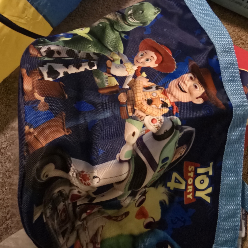 Disney Toy Story 4 Blue Multi-Character Kids Bag
